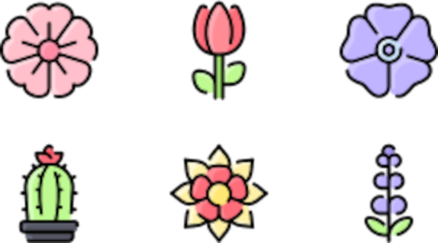 flower icons