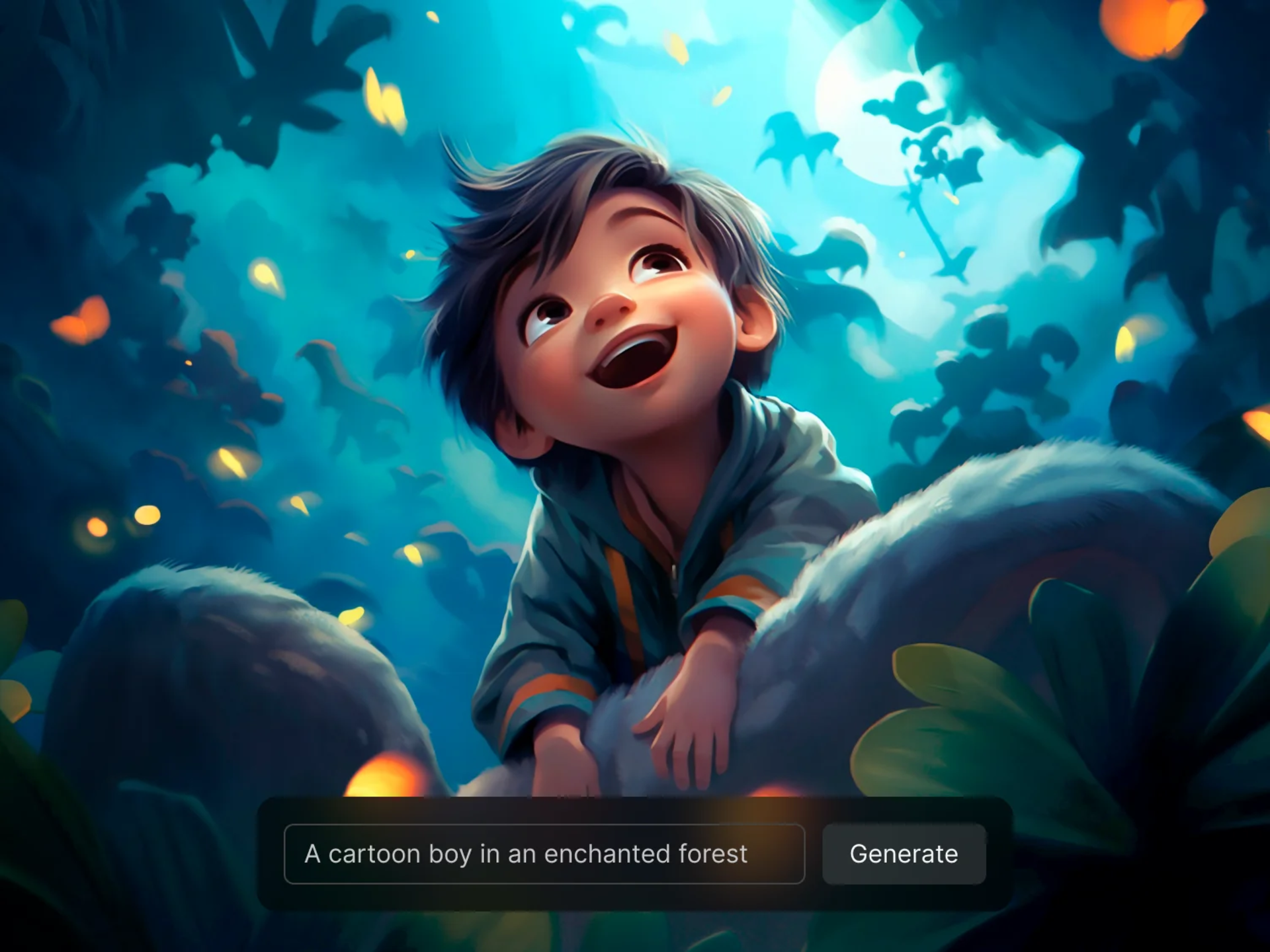 How to make AI art with our generator